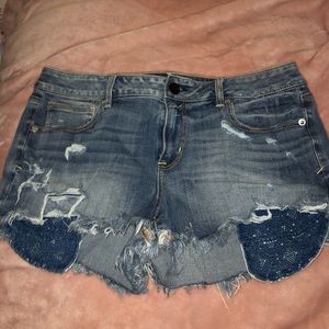 American eagle jean shorts